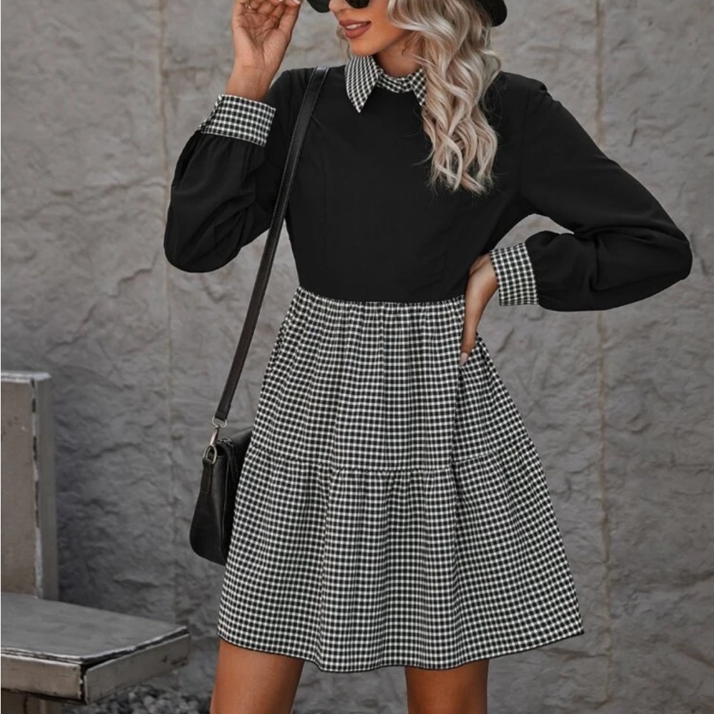 Checkered Dress never worn
Didn’t come with tags